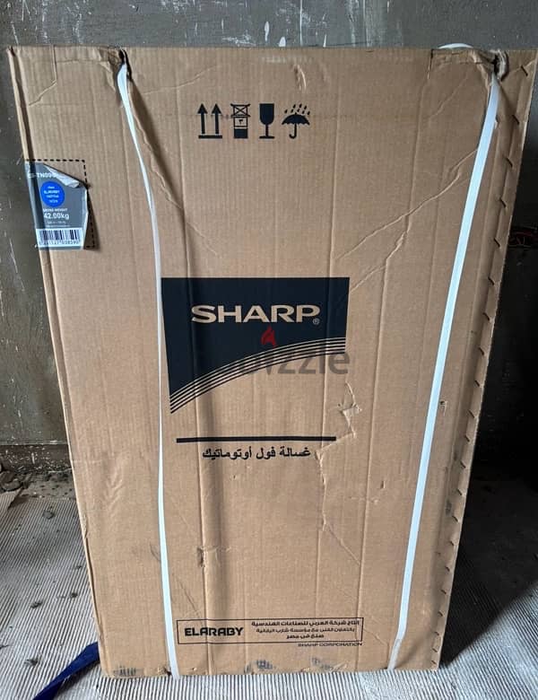 SHARP Washing Machine 9 Kg Pump Dark Silver 0