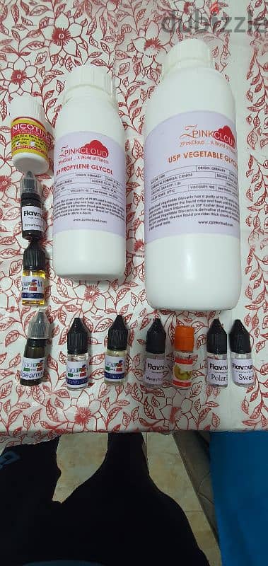 liquid ingredients (pink cloud) for vape 0