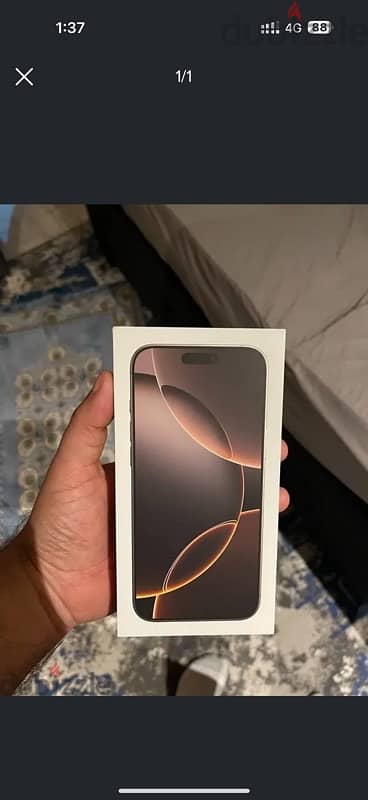 Iphone 16 promax, 256, Dual sim ZA, Desert Titanium 0