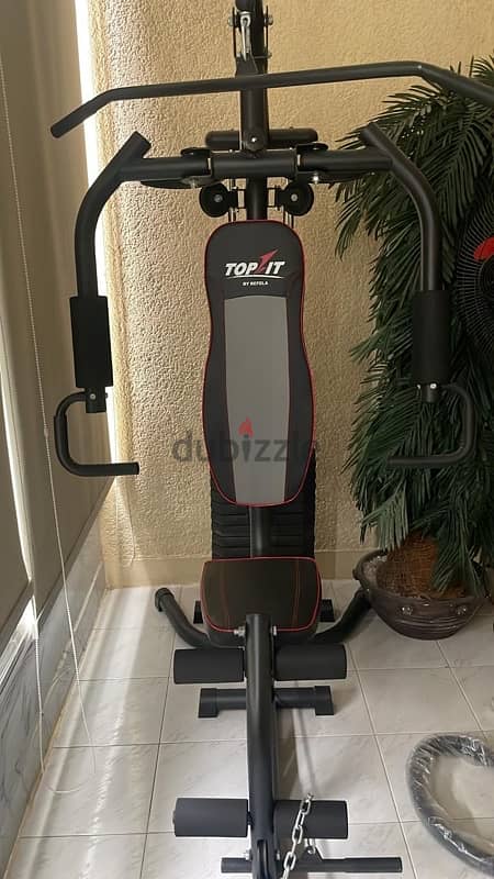 Top fit mt-7085 multi gym- home gym 2 stations with weights 70 kg 0