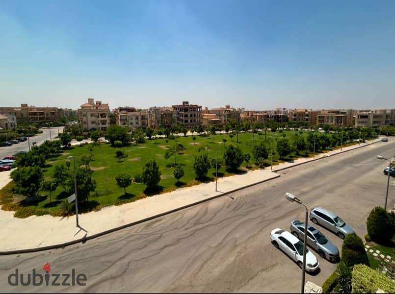 **Full-Floor Apartment for Rent with the Largest Garden View in Villas South of the Academy, Minutes from Cairo Festival City and Downtown, First Sett 0