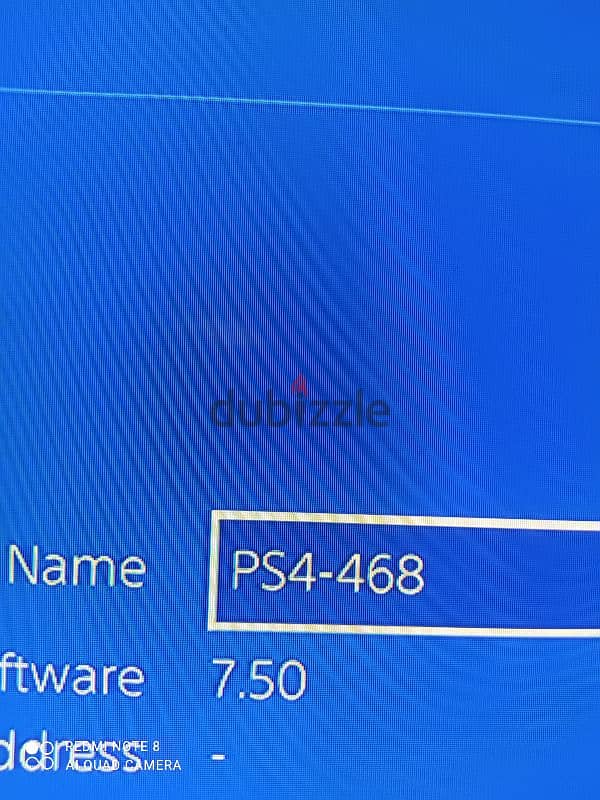 جهاز بلايستيشن سليم كسر زيرو سوفت 7.50 ps4 4