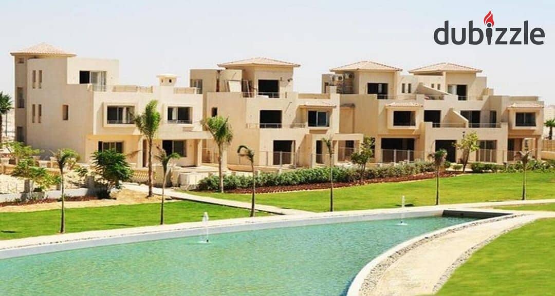 Pay in installments and move in immediately to a twin villa with a swimming pool at Golf Views from Palm Hills in Sheikh Zayed. 0