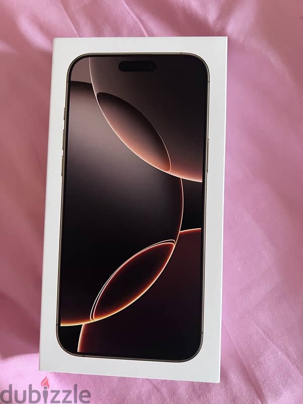 عربي متبرشم iPhone 16 Pro Max 256GB 1