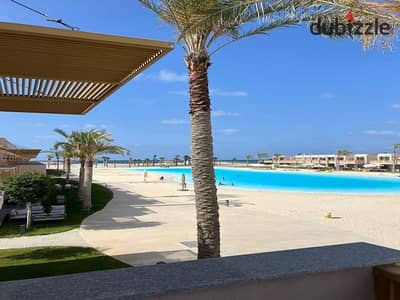 For sale by the owner with a special discount for serious buyers ، Ready to move , Finished chalet + garden for sale lagoon view at Playa North Coast