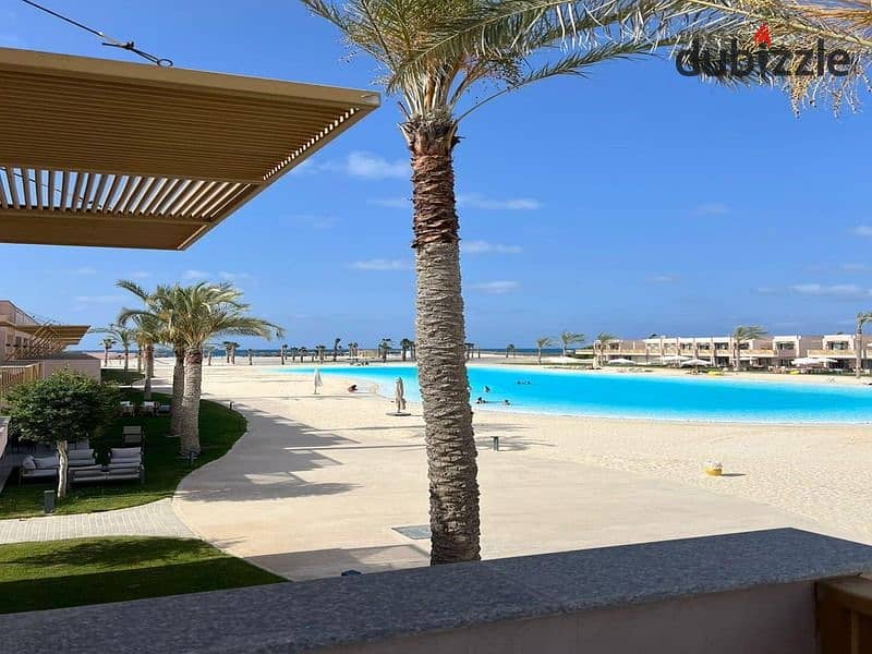 For sale by the owner with a special discount for serious buyers ، Ready to move , Finished chalet + garden for sale lagoon view at Playa North Coast 0