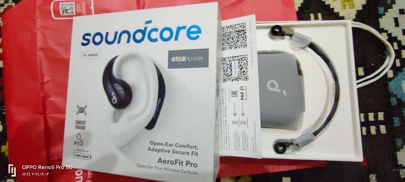 ايربودز AeroFit Pro. Soundcore 4