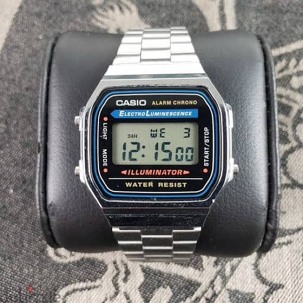 Casio A168 Digital Watch ساعة كاسيو ديجيتال اصلية بالعلبة 0