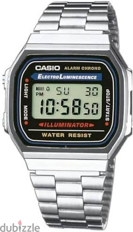 Casio A168 Digital Watch ساعة كاسيو ديجيتال اصلية بالعلبة 2