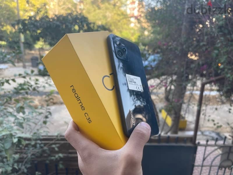 Realme C35 |  بحالة الزيرو بكل مشتملاته الأصلية بدون خربوش 0