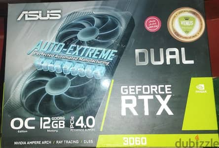 كارت شاشة RTX 3060  12GB استعمال خفيف