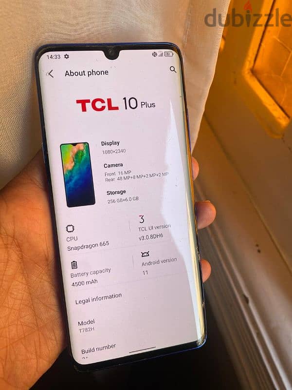 TCL 10 Plus 256g 0