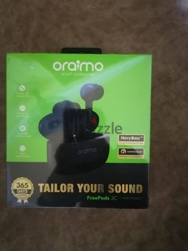 ايربودز oraimo +ساعه سمارت FT30 1