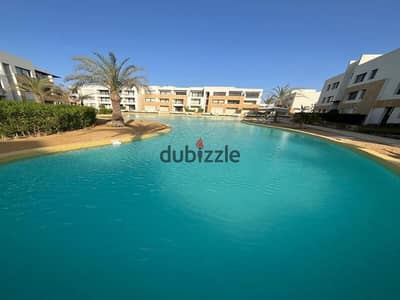 2 BEDROOMS Ground Chalet for sale with pool view in Azha Ain Sokhna