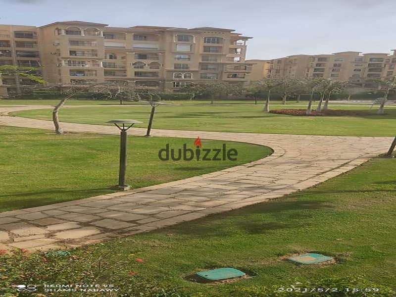 In Madinaty, an apartment for sale, 138 square meters, on the largest wide garden, with a panorama, minutes from the Metro Market, the mosque, the clu 0