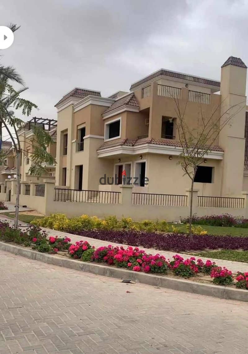 S Villa area 239 meters for sale in the most upscale compound in front of Madinaty, with installments over 8 years 0