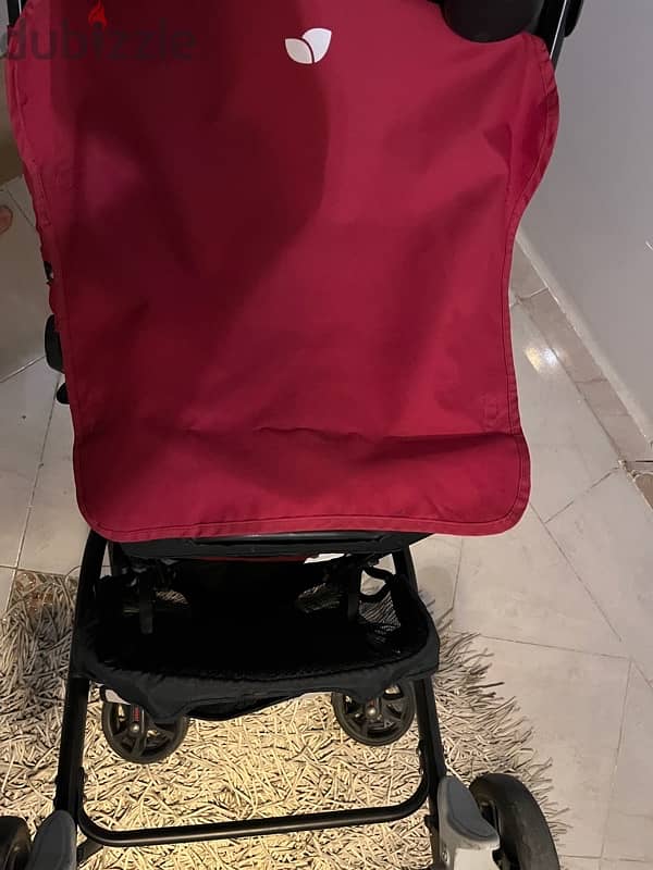 joie muze red stroller 3