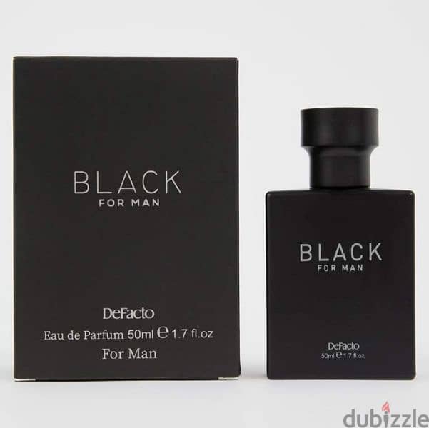 Defacto Black for man perfume 3