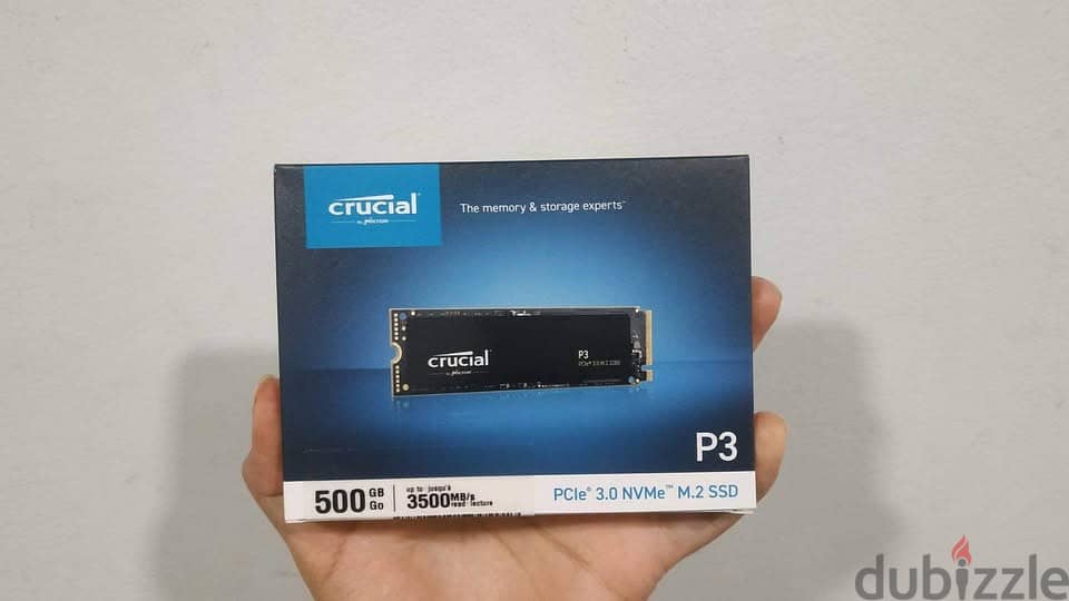 SSD Crucial 500 GB M. 2 P3 0