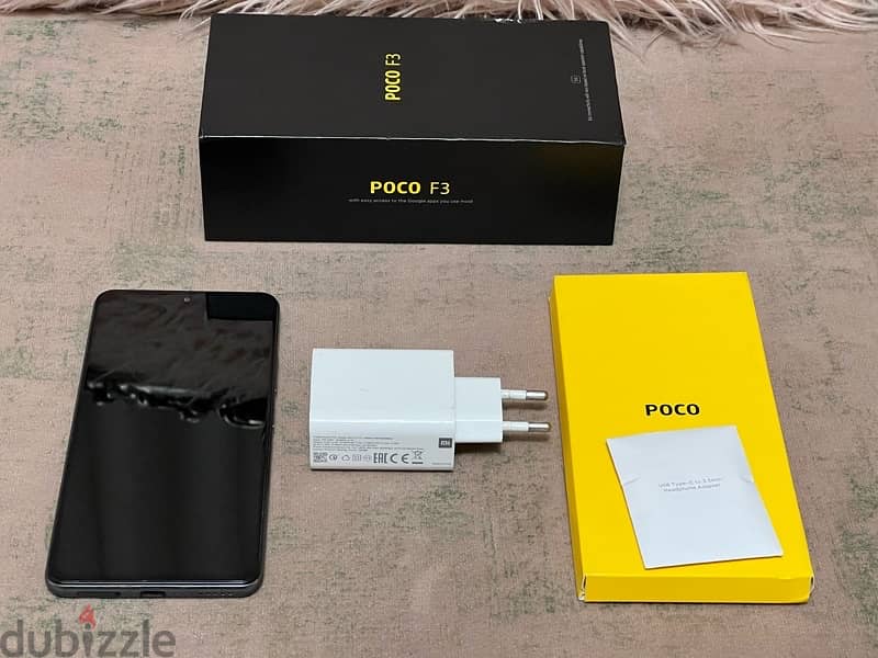 Poco F3 8gb ram 256gb Storage استعمال بحالة الزيرو 1