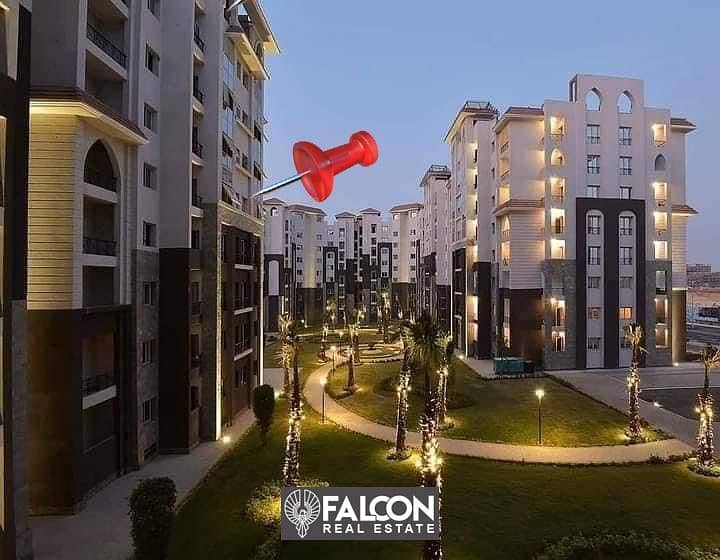 Apartment for sale immediate receipt [fully finished] in New capital next to Madinaty and Fifth Settlement in Al Maqsad Compound in installments 10 y 0