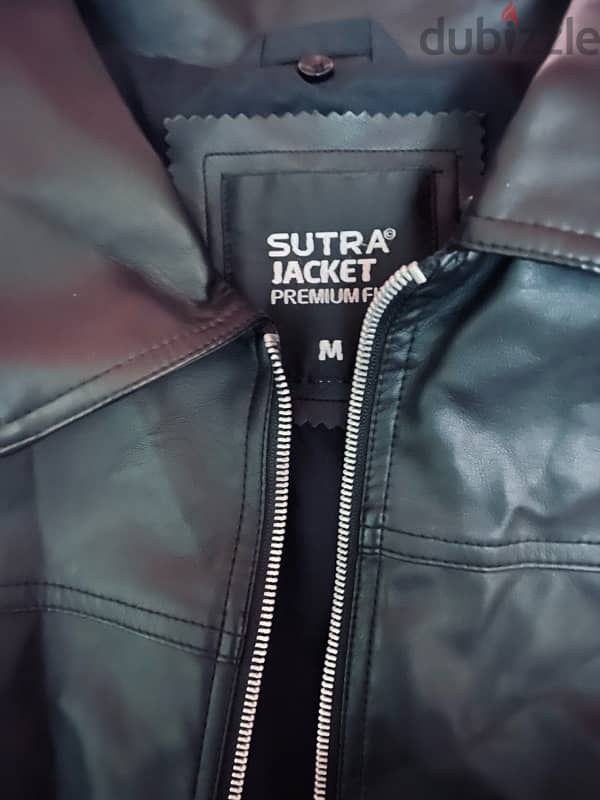 Leather Sutra jacket 1