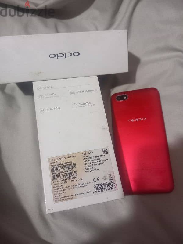 oppo A1k 7