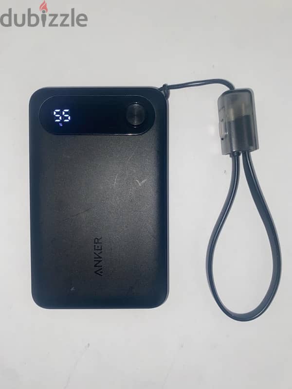 Power Bank-ANKER 10000 mAH Portable Battery with built in USB-C Cable 0