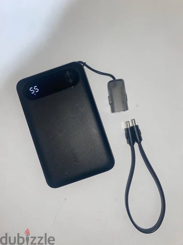 Power Bank-ANKER 10000 mAH Portable Battery with built in USB-C Cable 1