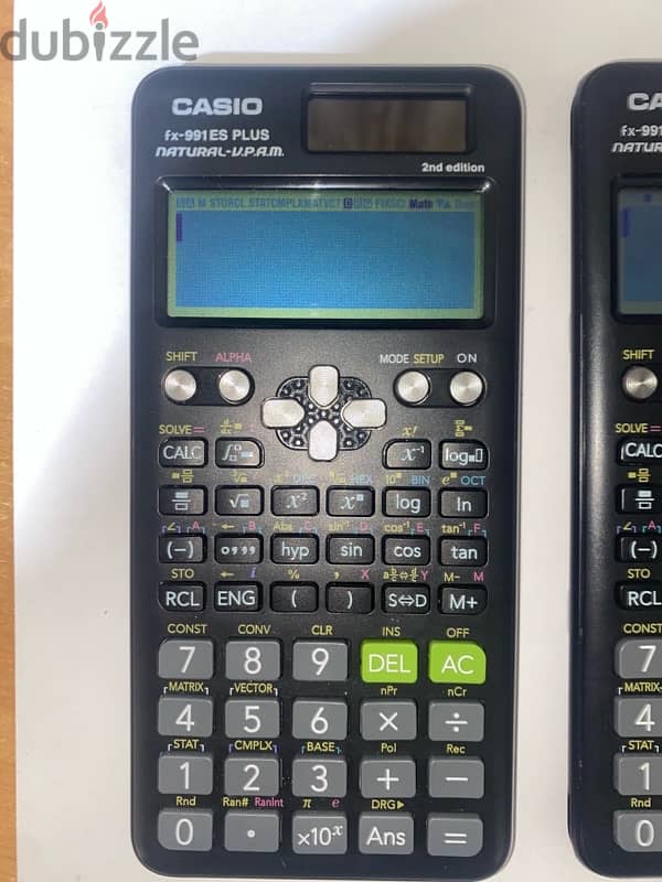 2 CASIO 991 2nd edition ES-PLUS calculators 1