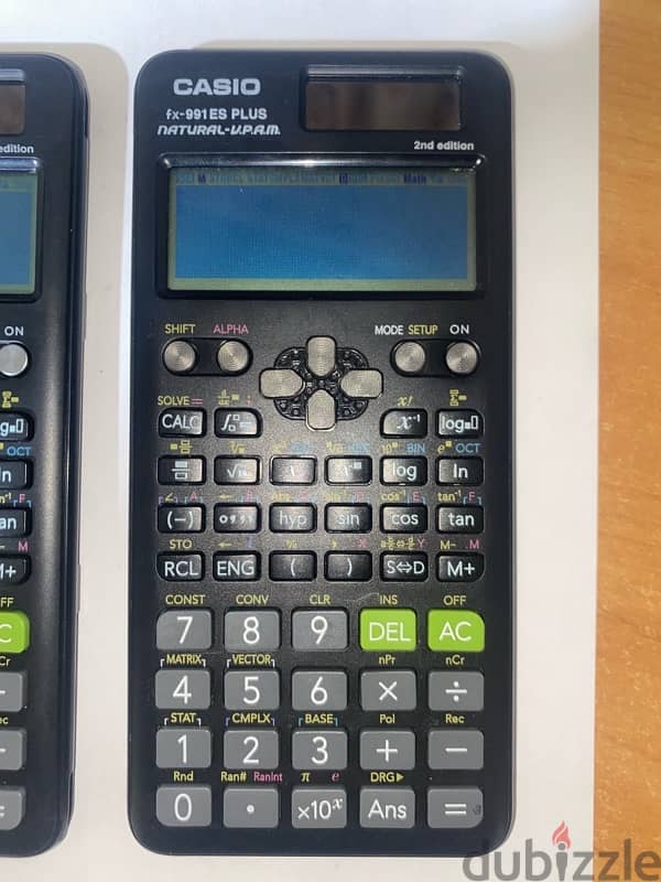 2 CASIO 991 2nd edition ES-PLUS calculators 2