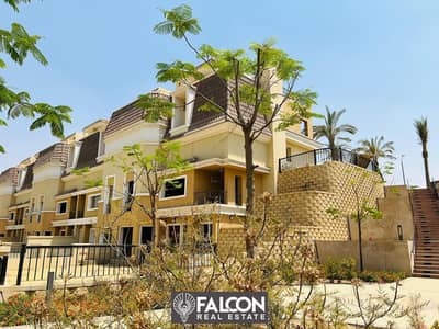 Villa for sale at the price of an apartment in Sarai Compound, New Cairo, with a distinctive view of the club, with a 42% discount on cash