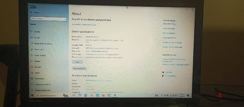 لاب توشيبا مستعمل 0
