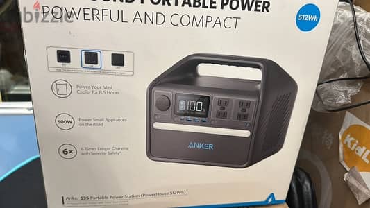 anker 512 watt power station new sealed gulf import