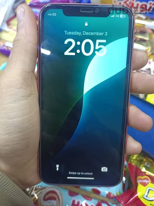 ايفون xr  مساحه 128 اجهاز متفتحش 7