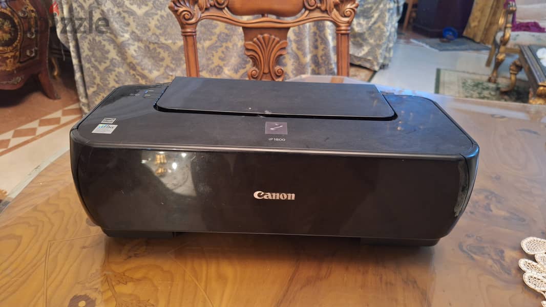 طابعة كانون ابيض و اسود و الوان canon pixma ip 1800 4