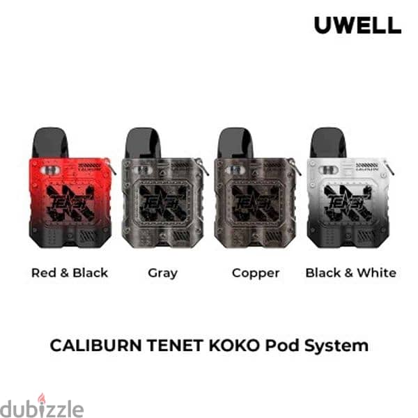 كوكو فيب بود جديد متبرشم حديد UUWELL KOKO TENET Pod vape System Kit 6