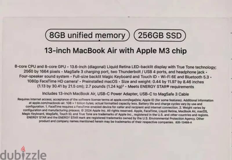 macbook air m3 - new 1