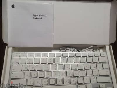 Apple Wireless Keyboard Arabic English لوحة مفاتيح ابل داعم العربية