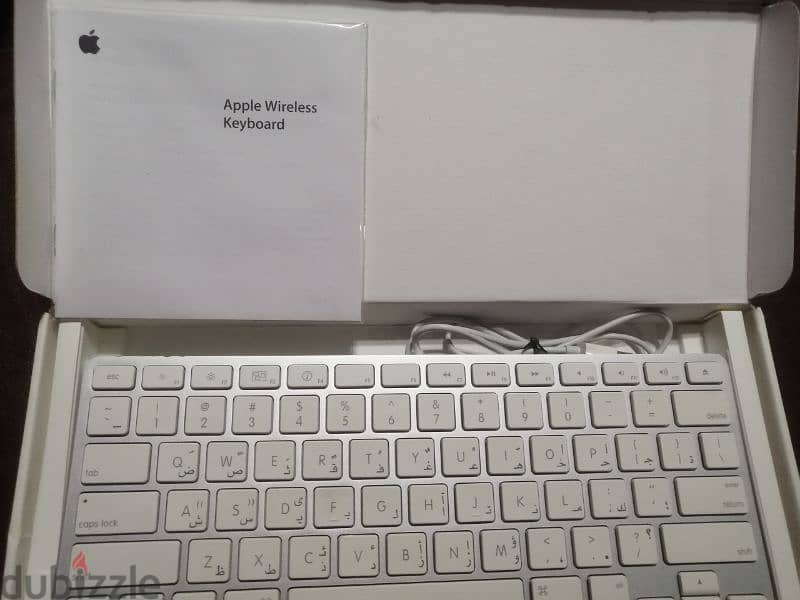 Apple Wireless Keyboard Arabic English لوحة مفاتيح ابل داعم العربية 0