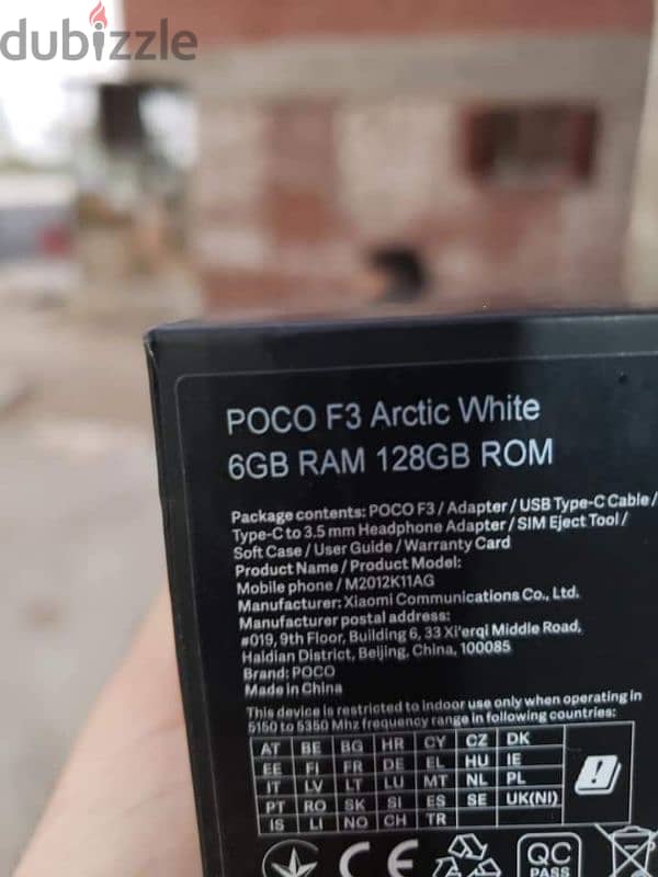 POcO F3 128/6 مصمم للعبة ببجي 3