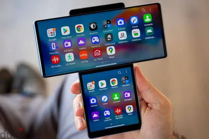 LG WING   هاتف بشاشتين متحركين و4 كاميرات متحركه وشاشه ايدج وبصمة شاشه 5