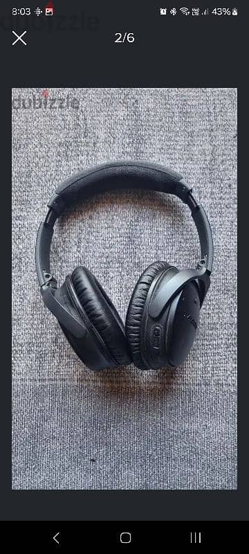 Bose quiet comfort 35 wireless noise canceling over ear headphones 1