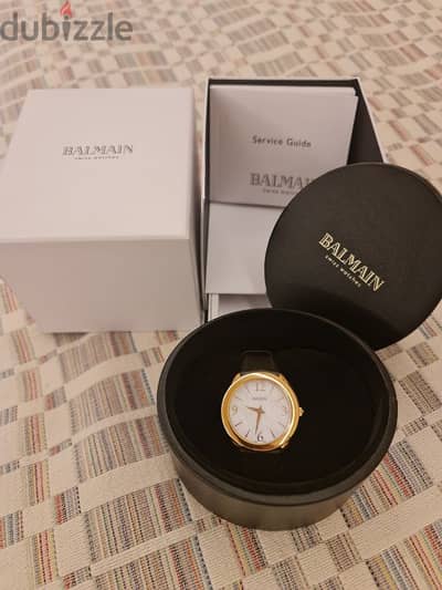 NEW BRAND ORIGINAL BALMAIN WOMEN SWISS GOLD WATCH