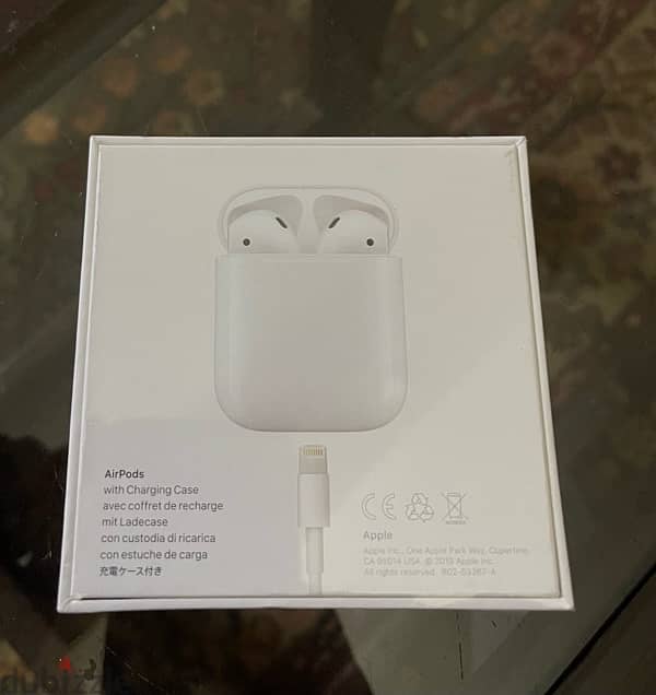 ابل ايربودز ٢ اوريجنال متبرشمة — Apple airpods 2 original / sealed 2