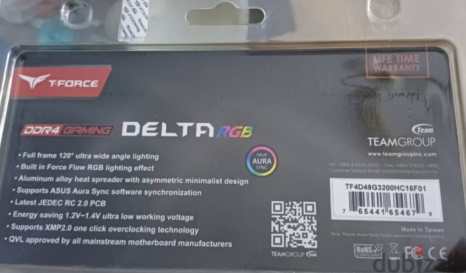 رامات 8 جيجاddr4 rgb 3200MHz 1