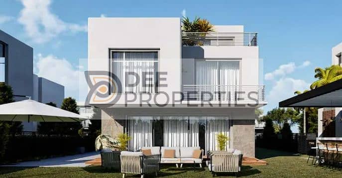 Two-bedroom chalet for sale in Ras El Hamma, North Coast (direct view of the lagoon) with a down payment of 960 thousand and payment facilities over 8 0