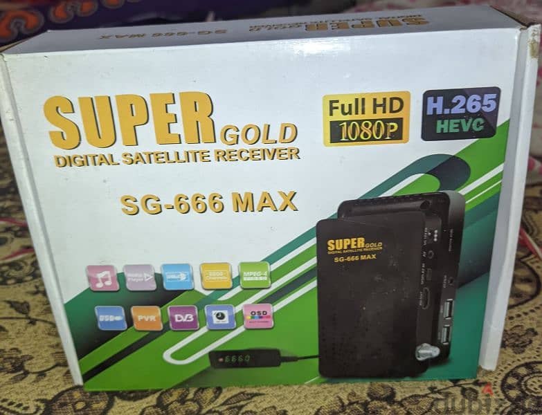 رسيفر super gold sg-666 0