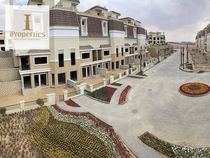 LUXURY S-VILLA WITH 10% DOWN PAYMENT  IN SARAI PROJECT IN THE HEART OF NEW CAIRO MADINET MASR COMPANY 0