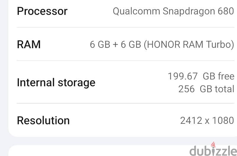 Honor x7b 256 gigabyte 3